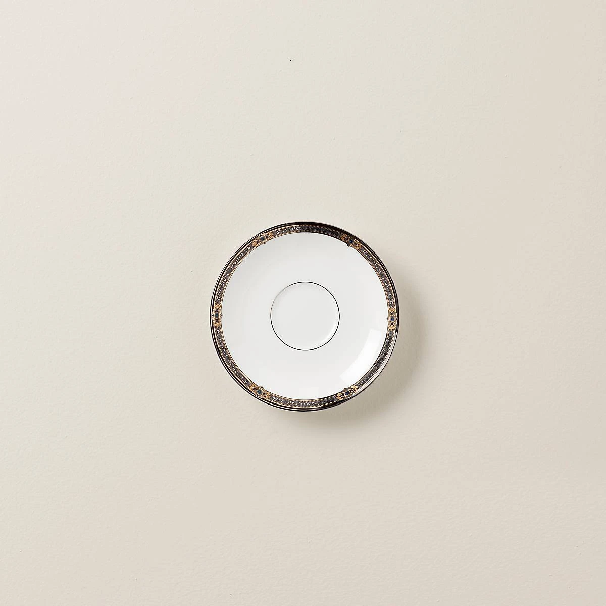 Lenox Vintage Jewel Saucer 3 Lenox Vintage Jewel Saucer