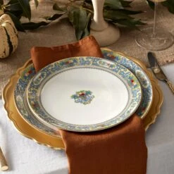 Lenox Autumn White 4-Piece Dinner Plate Set -Lenox Shop 1893654 893655 894561 893812 LNP S23 FEA 3