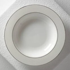 Lenox Opal Innocence Stripe Rimmed Bowl -Lenox Shop 806497 w1