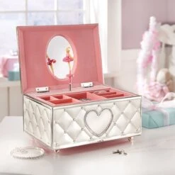 Lenox Childhood Memories Musical Ballerina Jewelry Box -Lenox Shop 816056 H4 JewelryBox ALT