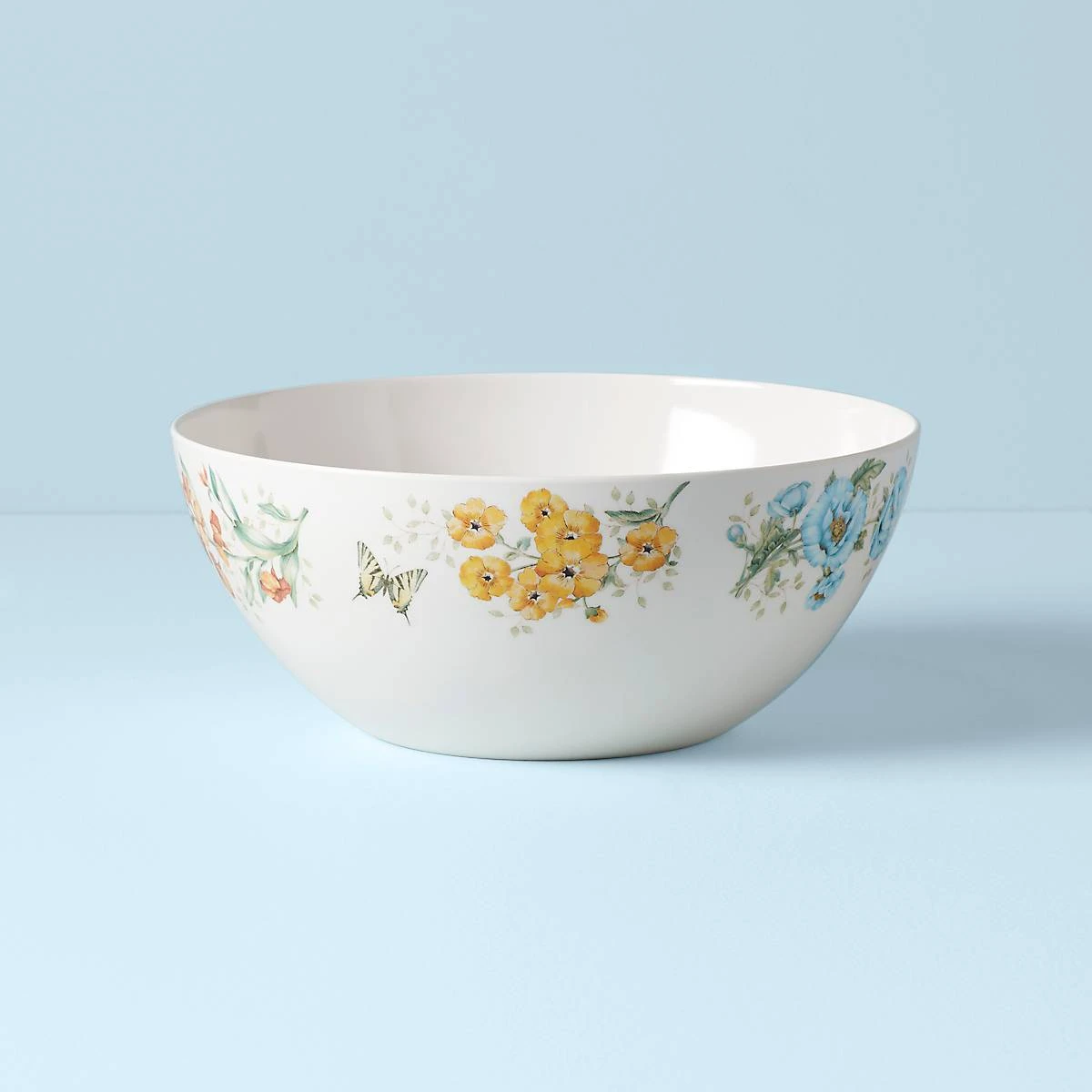 Lenox Butterfly Meadow Melamine Large Serving Bowl 3 Lenox Butterfly Meadow Melamine Large Serving Bowl