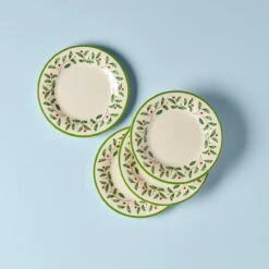 Lenox Holiday 4-Piece Melamine Accent Plate Set