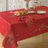 Lenox Holiday Nouveau Cutwork 60" X 84" Tablecloth -Lenox Shop 869505HolidayNouveauCutwork