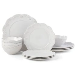 Lenox Chelse Muse Floral 12-Piece Dinnerware Set