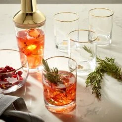 Lenox Holiday Gold 4-Piece Double Old Fashioned Set -Lenox Shop 886861 w2 7b8c2902 0111 46ac 9ddf daf71cea68df