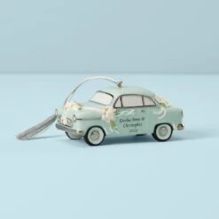 Lenox Just Married Vintage Car Ornament