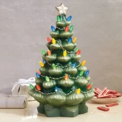 Lenox Treasured Traditions Green Light-Up Tree Figurine -Lenox Shop 890573 w1 13853581 b558 4f26 8a05 7a71bda05c1d