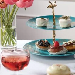 Lenox Sprig & Vine 2-Tiered Server -Lenox Shop 890740 w11