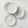 Lenox French Perle Scallop 4-Piece Accent Plate Set