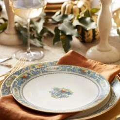 Lenox Autumn White 4-Piece Dinner Plate Set -Lenox Shop 893654 893655 894561 893812 LNP S23 FEA 10