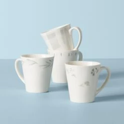 Lenox Oyster Bay Assorted Mugs, Set Of 4