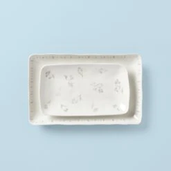 Lenox Shop 44 Lenox Oyster Bay 2-Piece Nesting Serving Platters