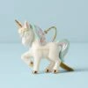 Lenox Personalized Prancing Unicorn Ornament