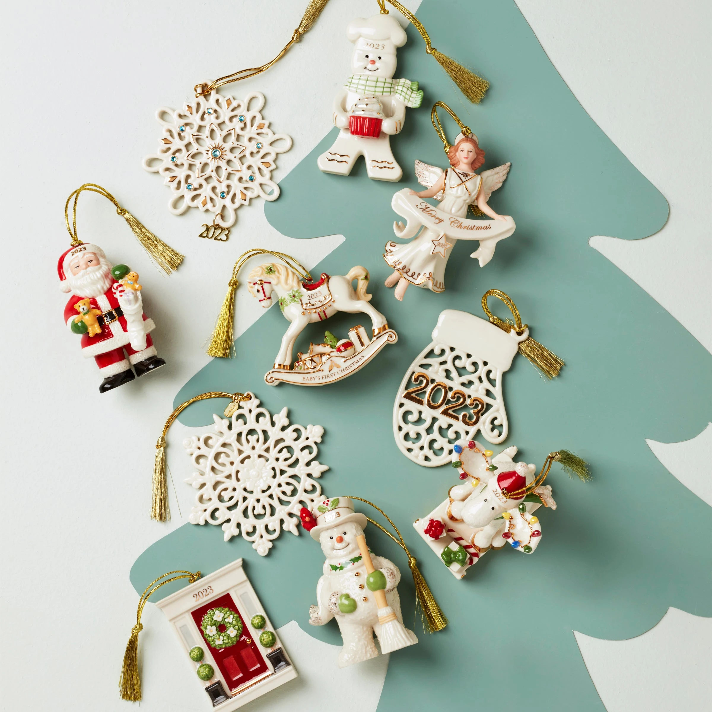 Lenox 2023 Heavenly Angel Ornament 5 Lenox 2023 Heavenly Angel Ornament - Image 3