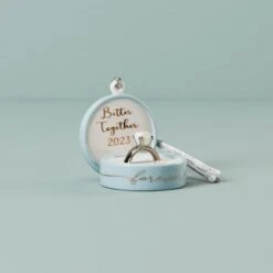 Lenox 2023 Together Forever Ring Box Ornament