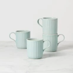 Lenox French Perle Scallop Mugs, Set Of 4 -Lenox Shop 894513 w10 cfb4336a 1297 4da0 a4c9 87ff2714f7ac