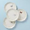 Lenox Butterfly Meadow Vines 4PC Dinner Plate Set -Lenox Shop 894542 w10