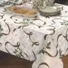 Lenox Holiday Nouveau Ribbon 102" X 60" Tablecloth -Lenox Shop 895219HolidayNouveauRibbon