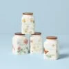 Lenox Butterfly Meadow Baking Spice Jars, Set Of 4 -Lenox Shop 895242 W10