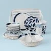 Lenox Blue Bay Melamine 20-Piece Dinnerware Set -Lenox Shop 895324 w10
