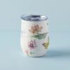 Lenox Butterfly Meadow Cream Stainless Wine Tumbler 1 Lenox Butterfly Meadow Cream Stainless Wine Tumbler -Lenox Shop 895737 LNP F23 PDP